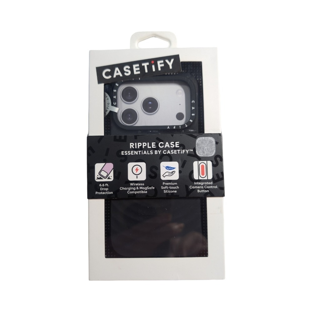 Cc7-O CASETiFY‎ Ripple Case For Apple iPhone 17 pro - Black